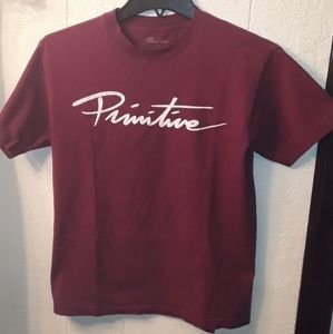 Burgandy Primitive Tee